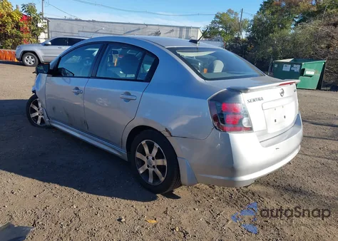 2012 Nissan Sentra 2.0 Sr z USA, uszkodzony, nr VIN 3N1AB6AP2CL702053